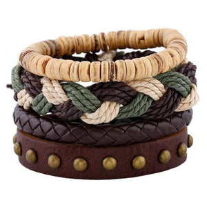 Everyday.Discount leather adjustable bracelets braided custom bracelets for women couples guys men's hawaiian inspirational jesus leather cuff bracelets everyday wearing 