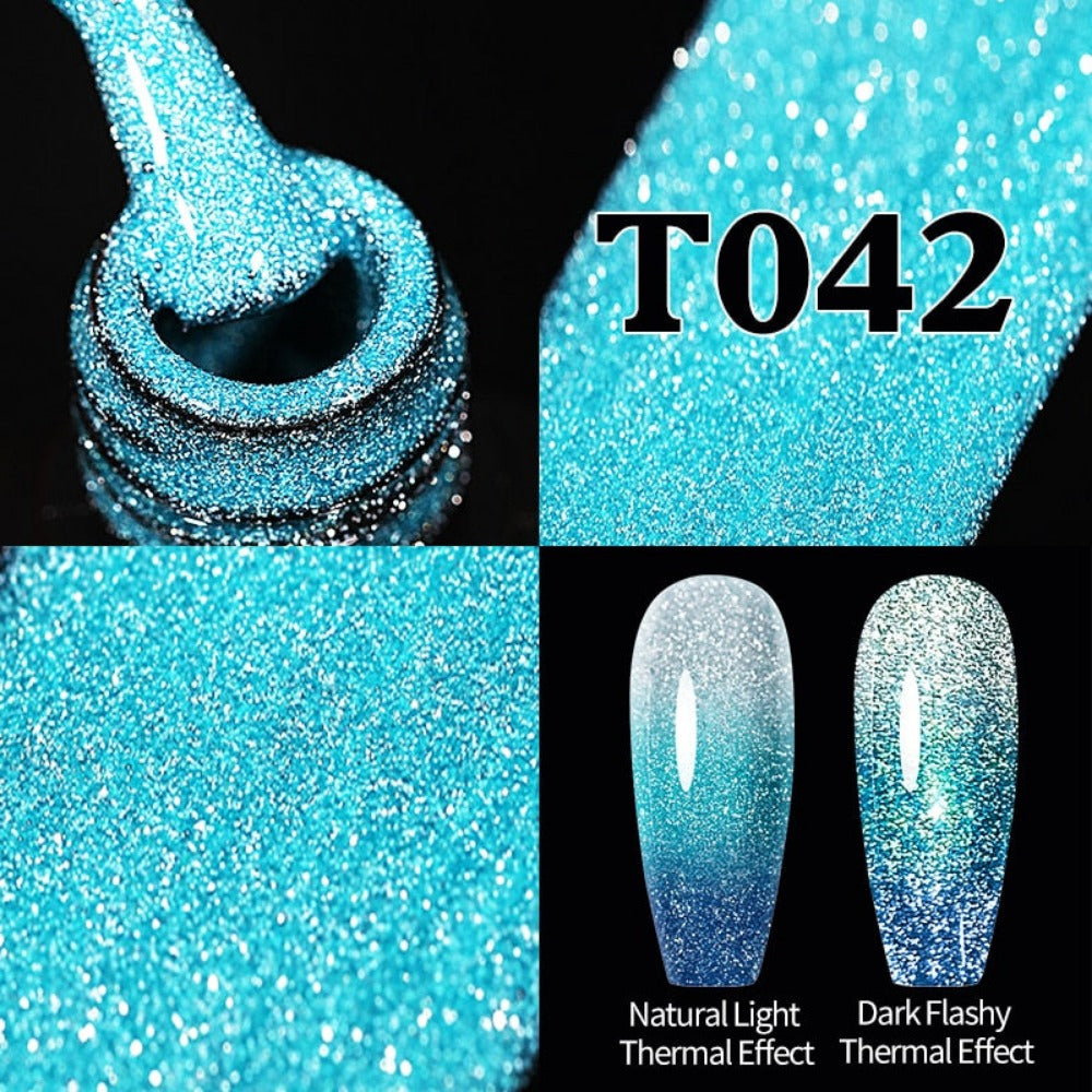 nail polish reflective sparkle gelly soakoff uv ledlight lacquer drying varnish ✈️ free.shipping