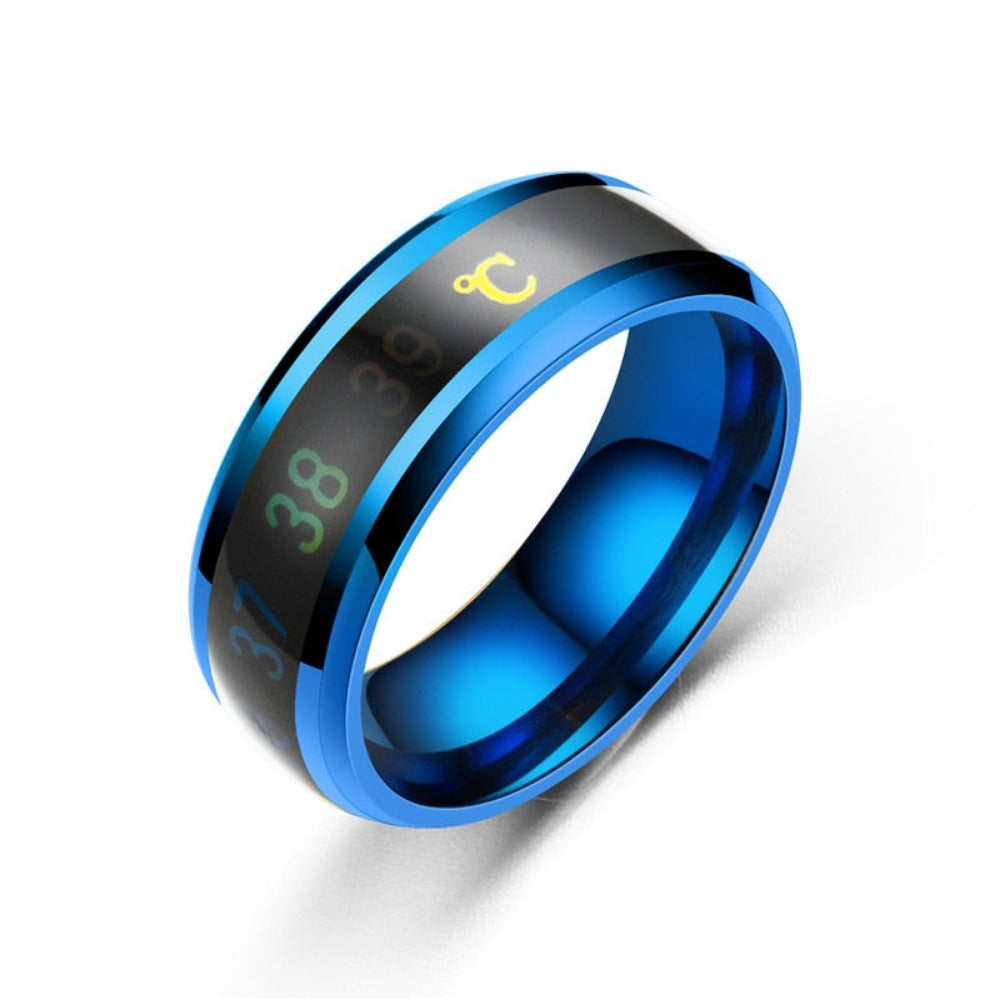 Everyday.Discount buy finger temperature rings tiktok facebook.customer rings with bodyheating measurements pinterest stainless fashionable silver blackcolor goldcolor rings instagram everyday streetwear fashionable men's jewelry rings free.shipping 