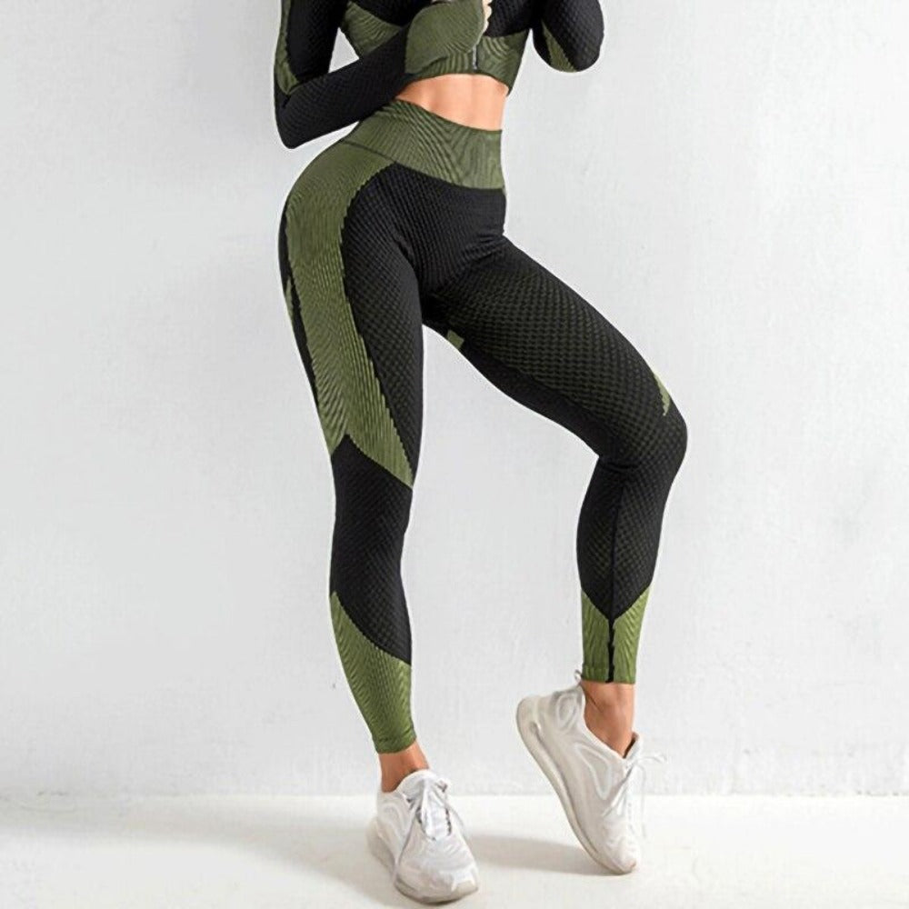 Everyday.Discount highwaist leggings women slimfit elastic pushup seamless ankle-length workout leggins