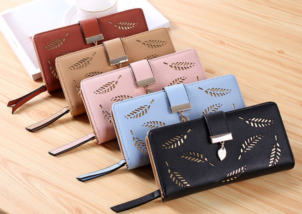 Everyday.Discount buy leather wallets women's with zippers tiktok artificial leather clutch instagram fashionable purses pinterest quality women interior zipper coins purse notes photo holder compartment organizer cardholder wallets free.shipping 
