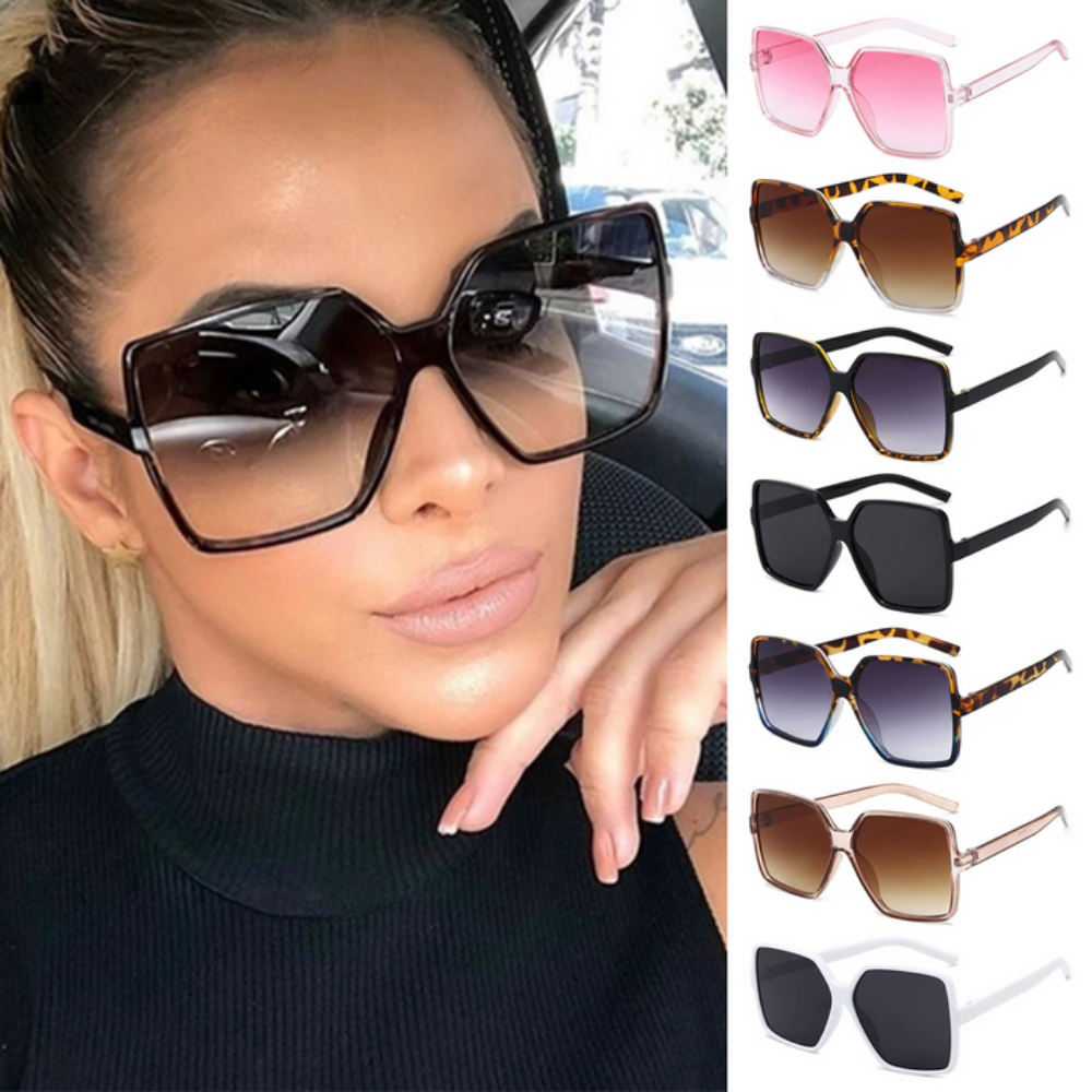 Everyday.Discount women's summer sunglasses squared oversize mirror shades eyefashion