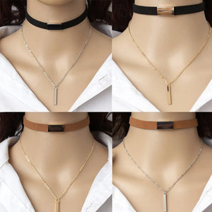 buy women's collar around neck pendants choker pinterest leather designed collar dangle necklace tiktok youtube videos women lightweight leather pendants necklaces facebookvs leather around neck necklace collar choker instagram womens jewelry moda necklace choker collar influencer teens summer bombshell collar fashionblogger artificial leather choker everyday free.shipping