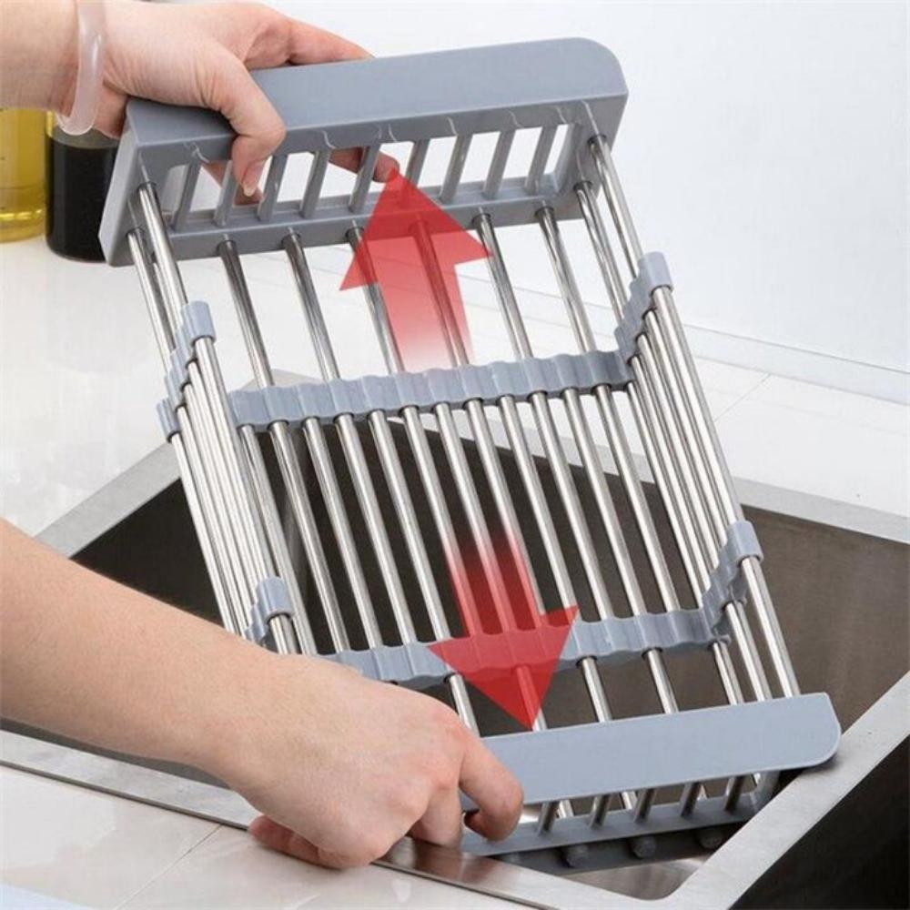 Everyday.Discount buy adjustable dish drainers expandable drying dishrack sink overlay stainless cutlery dish wash drying dishrack drainer instagram tiktok youtube viral videos vegetable washing telescopic sink drainer inlays washings drainer adjustable for various expandable dimension kitchen onlineshopping sink organizer hangover dishwash drainer