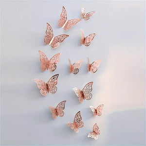 Everyday.Discount buy interior butterflies wallsticker decoration decals adhesive kitchen bedroom furniture cafe windows kids playroom walls ceiling realistic personalized decals instagram tiktok youtube videos fluoricent night glowing butterflies whimsical cute mural enhancements viral interior creative embellishments realistic decal decoration butterflies
