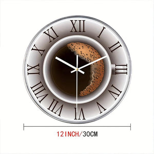 Everyday.Discount buy clock coffeecorner coffeetime decorative silent wallclock unique designed funny decorations bedroom kitchen analog wall clocks not loud thicking quartz movement frameless analog interior wall clock pendulum silent diy repair geometric cute onlineshopping beautiful inspiration personalised wallclock cute fashionista interior style