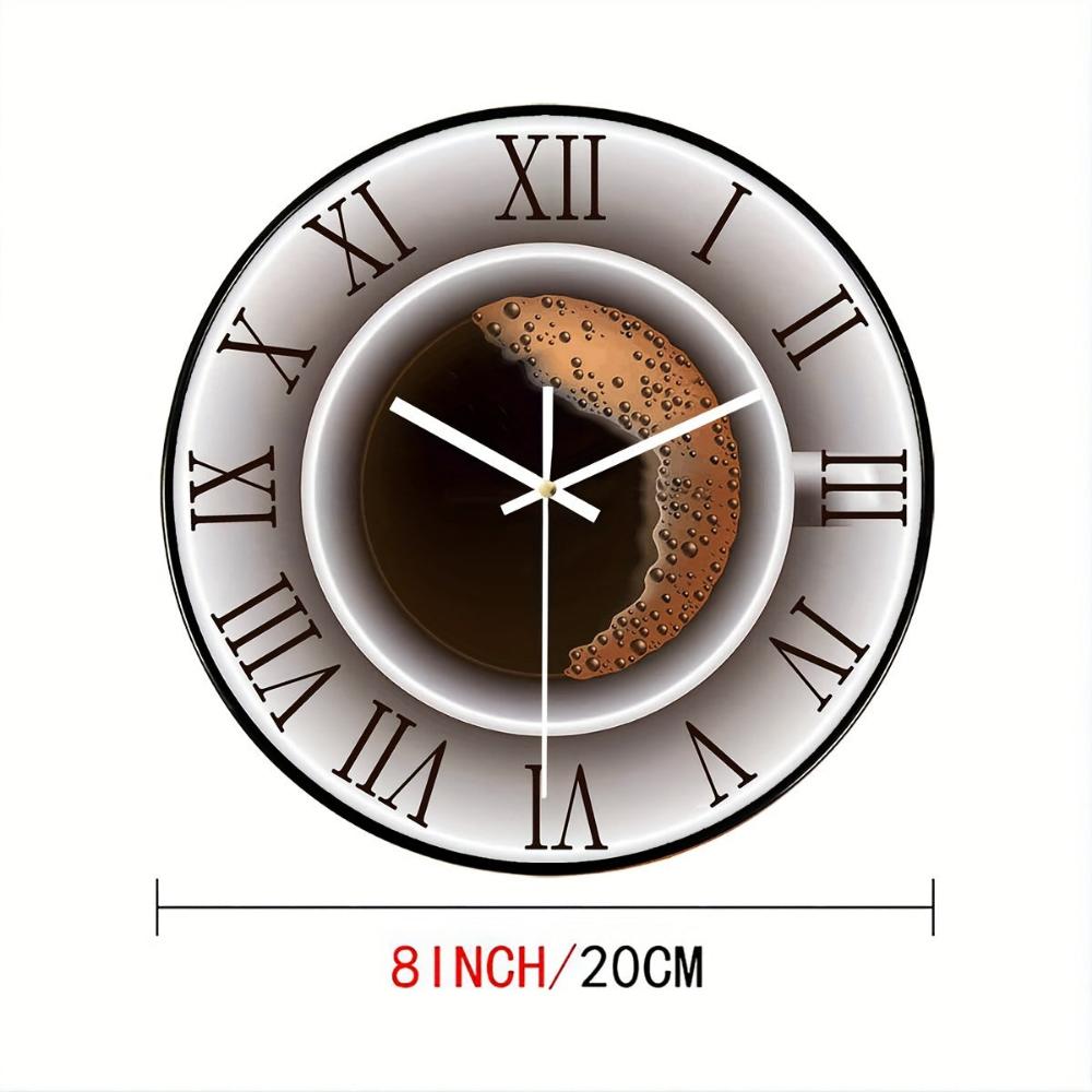 Everyday.Discount buy clock coffeecorner coffeetime decorative silent wallclock unique designed funny decorations bedroom kitchen analog wall clocks not loud thicking quartz movement frameless analog interior wall clock pendulum silent diy repair geometric cute onlineshopping beautiful inspiration personalised wallclock cute fashionista interior style