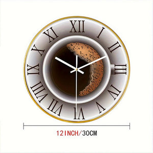 Everyday.Discount buy clock coffeecorner coffeetime decorative silent wallclock unique designed funny decorations bedroom kitchen analog wall clocks not loud thicking quartz movement frameless analog interior wall clock pendulum silent diy repair geometric cute onlineshopping beautiful inspiration personalised wallclock cute fashionista interior style