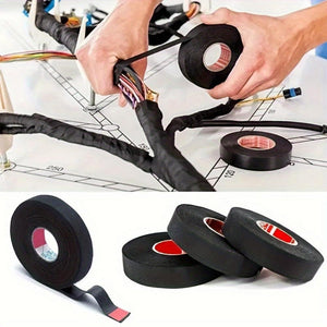 Everyday.Discount buy car wire flannels tapings cable protection rainproof self adhesive harness electra noise protection insulation temperature resistant automotive accessories carparts fire flames retardant resistant wiring rainproof self adhesive solutions reduction  instagram tiktok youtube videos onlineshopping lasting electrical repair wiring protection