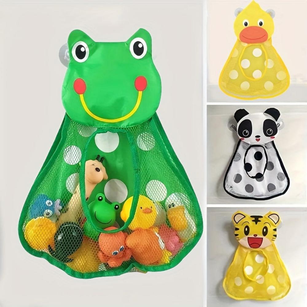 Everyday.Discount buy kids bathing showerbags toys organizer mesh cute hanging bags playful animal pattern frogs pandas duck lion whale elephant children toys mesh bathtub tidying organizers bathing toys eco friendly quality showerbags instagram tiktok youtube  children bathing tidying organizer onlineshopping hanging bathing toys showering bags  