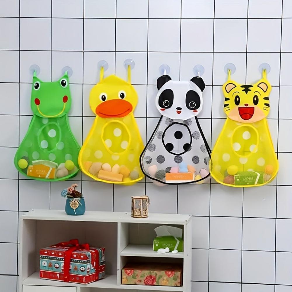 Everyday.Discount buy kids bathing showerbags toys organizer mesh cute hanging bags playful animal pattern frogs pandas duck lion whale elephant children toys mesh bathtub tidying organizers bathing toys eco friendly quality showerbags instagram tiktok youtube  children bathing tidying organizer onlineshopping hanging bathing toys showering bags  