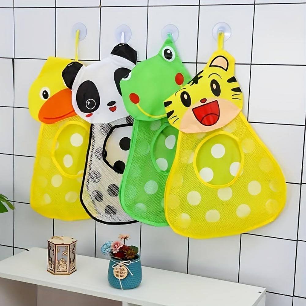 Everyday.Discount buy kids bathing showerbags toys organizer mesh cute hanging bags playful animal pattern frogs pandas duck lion whale elephant children toys mesh bathtub tidying organizers bathing toys eco friendly quality showerbags instagram tiktok youtube  children bathing tidying organizer onlineshopping hanging bathing toys showering bags  