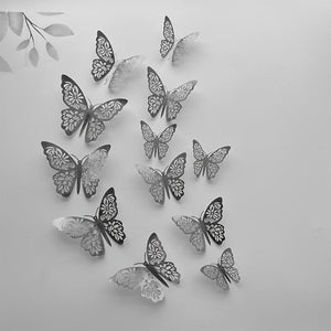 Everyday.Discount buy butterflies interior wallsticker decoration decals adhesive interior windows whimsical wall enhancement kitchen bedroom furniture coffeecorner instagram  youtube viral tiktok videos butterflies unique realistic silver butterflies enchanting artistic personalized christmas seasons captivating stylish animal ceiling onlineshopping decals