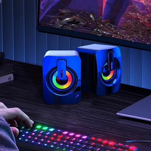 Everyday.Discount buy computer.speakers music gaming wired surround music.speaker experience quality music movies soundbox hear good outstanding musicspeakers cable connected pc.speaker dynamic quality instagram tiktok youtube videos electronic wired surround music soundbox onlineshopping outstanding technology stylish designed build