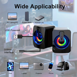 Everyday.Discount buy computer.speakers music gaming wired surround music.speaker experience quality music movies soundbox hear good outstanding musicspeakers cable connected pc.speaker dynamic quality instagram tiktok youtube videos electronic wired surround music soundbox onlineshopping outstanding technology stylish designed build