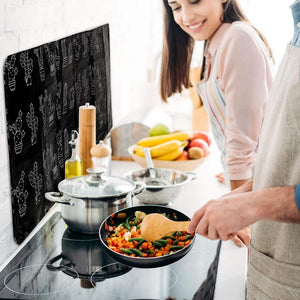 Everyday.Discount buy cooking backwall splatter shield kitchen stove foil plate wall cook shields prevents wall for oilsplash while cooking aluminum guard gasstove oils splashing protection shield heating resistant foldable and decorative gashob curtain frying cooking instagram tiktok youtube videos explore onlineshopping splash splatter protective guard