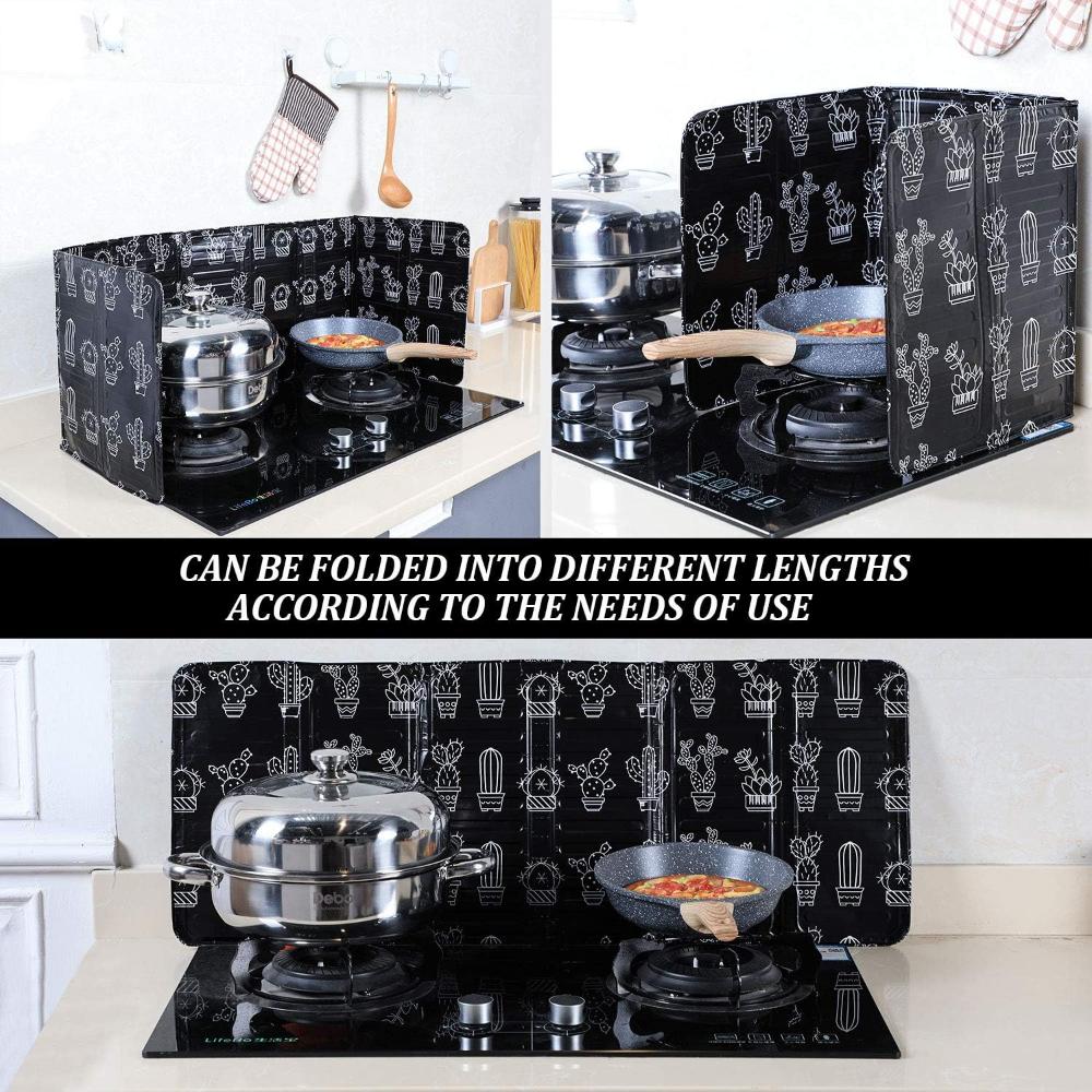 Everyday.Discount buy cooking backwall splatter shield kitchen stove foil plate wall cook shields prevents wall for oilsplash while cooking aluminum guard gasstove oils splashing protection shield heating resistant foldable and decorative gashob curtain frying cooking instagram tiktok youtube videos explore onlineshopping splash splatter protective guard