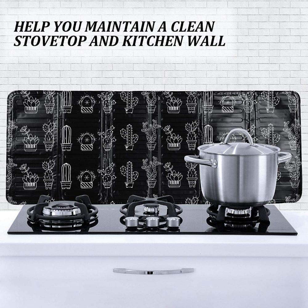 Everyday.Discount buy cooking backwall splatter shield kitchen stove foil plate wall cook shields prevents wall for oilsplash while cooking aluminum guard gasstove oils splashing protection shield heating resistant foldable and decorative gashob curtain frying cooking instagram tiktok youtube videos explore onlineshopping splash splatter protective guard