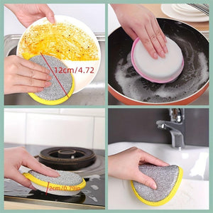 Everyday.Discount buy dish wash sponge brushes washing sponge pads kitchen sponge   scrubber wash sponge kitchen not-toxic durable great mesh scot brite hygiene dishwash reusable sponges instagram tiktok youtube videos magic viral value kitchentool softcare  hygiene dishsponge onlineshopping softcare variety washing not leaving scratches pads 