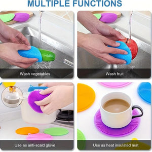 Everyday.Discount buy dish wash pads silicon brushes scrubbers multi purpose softcare scouring pads variety sponge eco friendly vegetable fruits vegetables washing versatile popular temperature resistance hygiene housekeeping household pads instagram tiktok youtube videos magic dishwash onlineshopping viral efficient effective dishes scrubbing