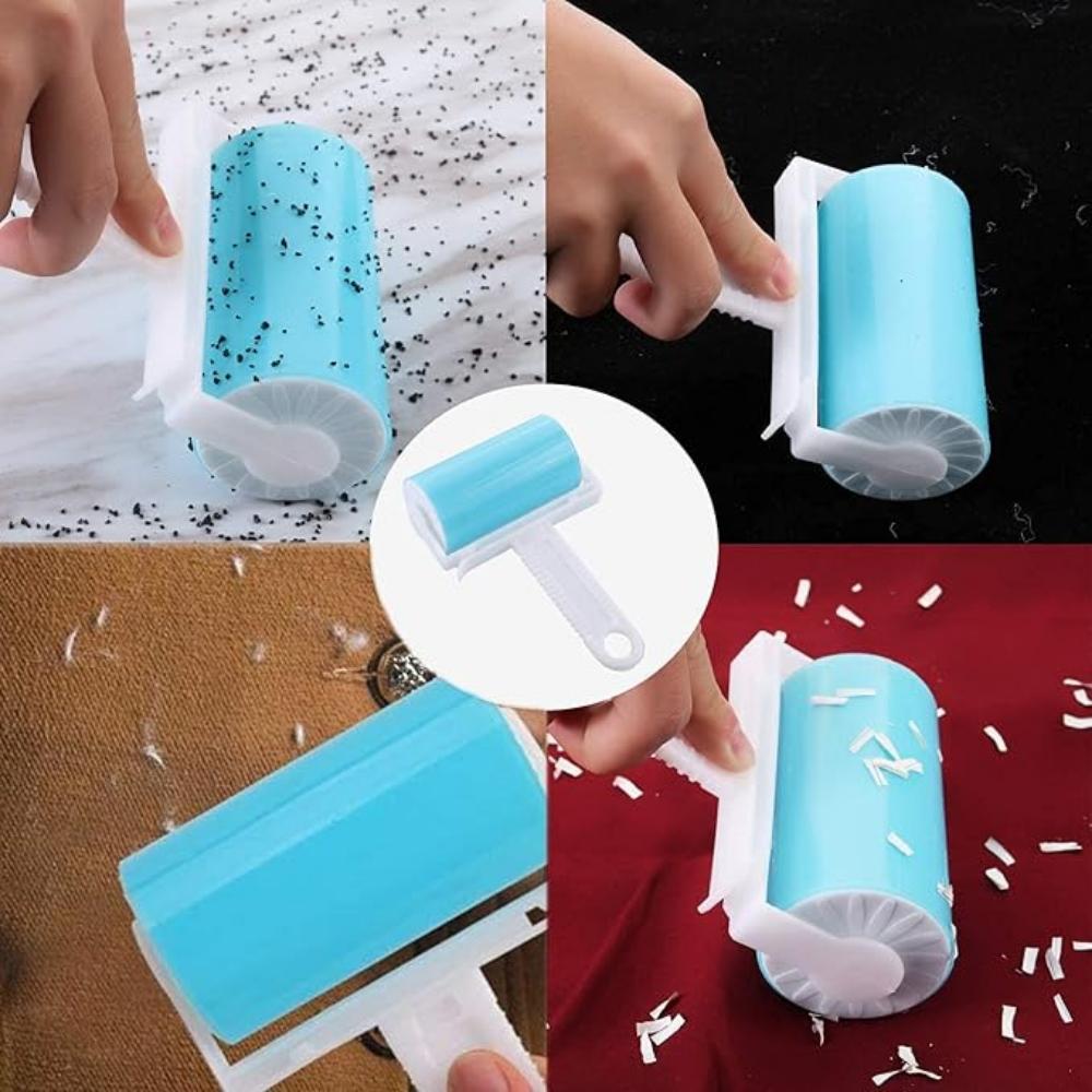 Everyday.Discount buy dustroller reusable washable pethair clothes furniture brushroller  silicon electrostatic adhesive clothing sticky brushes cat dogs fluff removing diy clothing  interior dust removal instagram tiktok youtube videos viral magic pethairs wiping clothes  diy padroller cars seat onlineshopping innovative allergy relief furniture pethair removing 