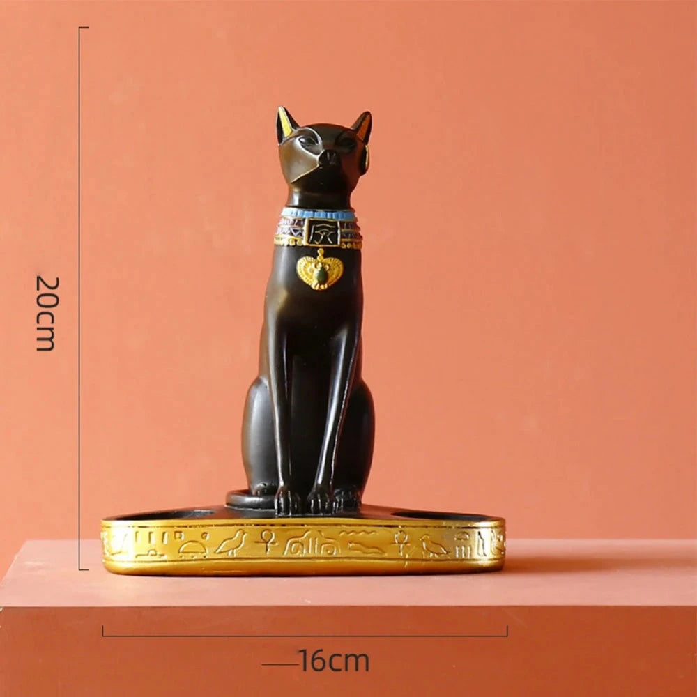 Everyday.Discount buy egyptian cat craft pinterest pharaoh sphinx statue viral sculpture decoration instagram tiktok youtube videos explore sphinx cats historical craftsmanship goddess pharaoh religious figurines statues ritual ornaments gods egyptian archaeology mythical ancient myth symbolic objects onlineshopping cute cat goddess candle holders