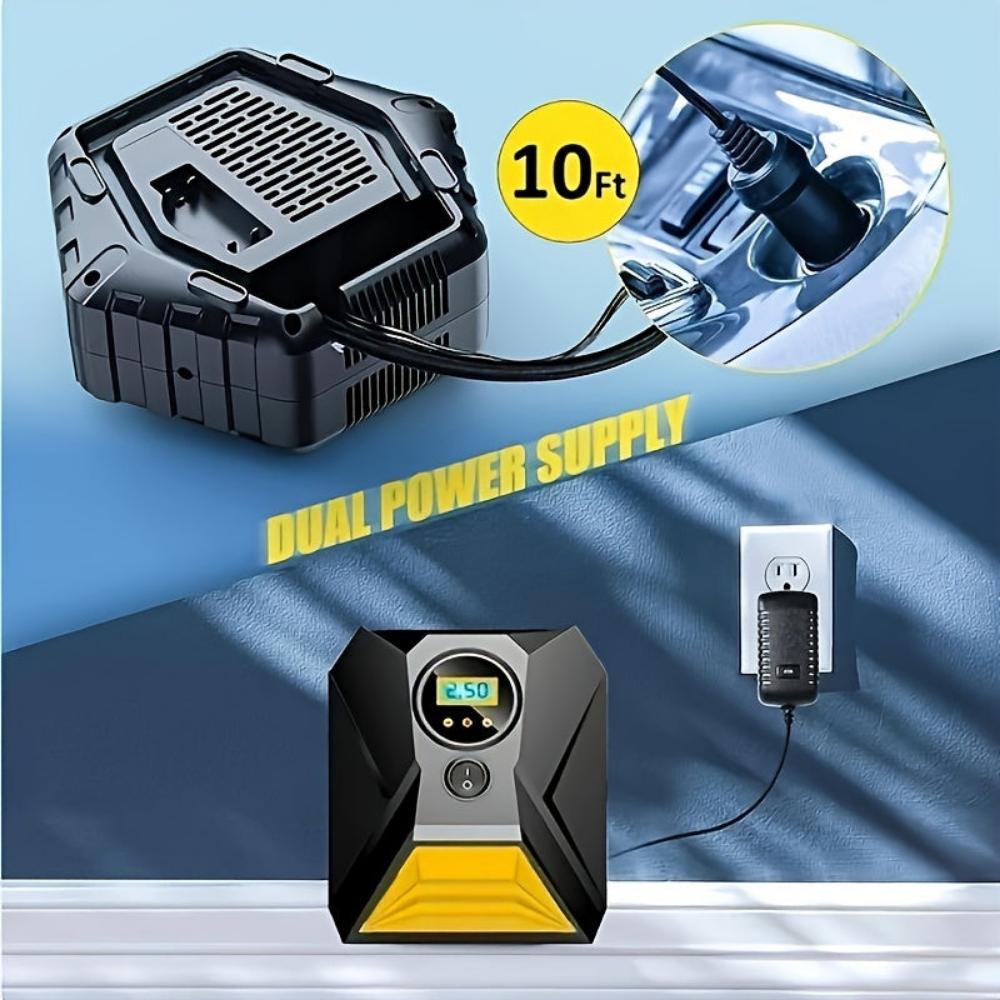 Everyday.Discount buy buy tire inflator car travel work vacation pressure identication psi connect gauge inflate bicycle car wintertime tire balloons mattress basketball automotive instagram tiktok youtube viral videos jumpstarter tires inflating cigarette lighter powered  airpump cartyre quick charging cigarette lighter quickflate inflator pump onlineshopping