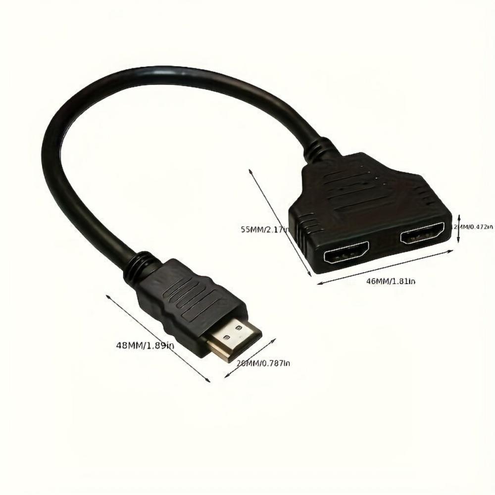Everyday.Discount buy hdmi splitters cable extender xtra videos signal outputs ports for dual screens television devices duplicate hdmi signal outputs extended splitters one two instagram tiktok youtube fun viral entertaining videos quality hd signal switching devices  magic versatile news onlineshopping lifehack usage optimization streamings unpowered