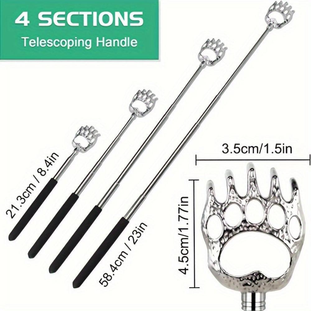 Everyday.Discount buy backscratcher itchiness telescopic blood circulation stimulations  adjustable length massager scrapers extendable telescoping targeted relieve itch hackle stainless durable construction scratcher reliving itch instagram tiktok youtube videos diy selfcare relaxation onlineshopping soothing relief lightweight effective reliable massager