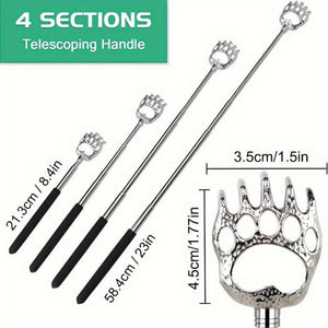 Everyday.Discount buy backscratcher itchiness telescopic blood circulation stimulations  adjustable length massager scrapers extendable telescoping targeted relieve itch hackle stainless durable construction scratcher reliving itch instagram tiktok youtube videos diy selfcare relaxation onlineshopping soothing relief lightweight effective reliable massager