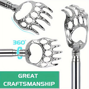 Everyday.Discount buy backscratcher itchiness telescopic blood circulation stimulations  adjustable length massager scrapers extendable telescoping targeted relieve itch hackle stainless durable construction scratcher reliving itch instagram tiktok youtube videos diy selfcare relaxation onlineshopping soothing relief lightweight effective reliable massager