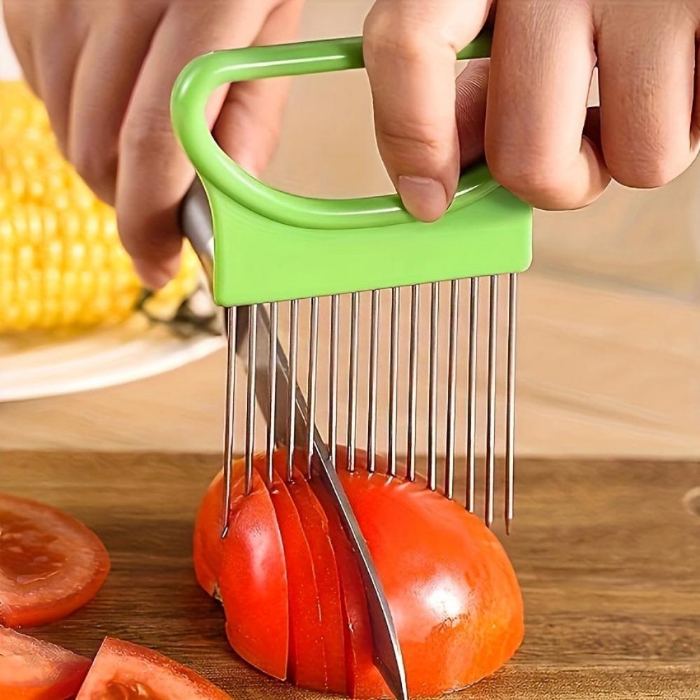 Everyday.Discount buy kitchentool stainless holder fork cutting vegetables kitchen cook utensils attachments knives fruits vegan diy slicers instagram tiktok youtube viral videos onlineshopping industrial crafted cook utensil auxiliary cuttings tomatoes onions lemons everyday foodie essential aid kitchen cooking utensil explore viral onlineshopping knives
