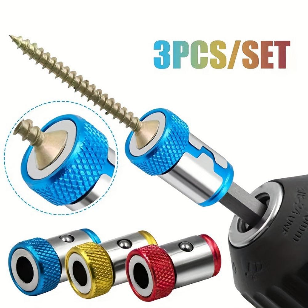 Everyday.Discount buy magnetic drill holders sleeve adaptor viral popular screw holders instagram tiktok youtube videos wood worker mechanic nail housekeeping diy screwbits screwing magnetic ringholders interior work extractor drillbits jig screwdrivers technique  onlineshopping sleeve holder prevent screws falling while working magnetizer organizer 