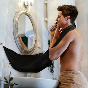 Everyday.Discount buy beard shaving apron men's hairs trimming mirror holder shavings organizer white dark diy beard shaving haircut accessories cloth collections barbershop adhesive wall mounted hanging mirror shaved hairs holders instagram travels viral tiktok youtube videos barber haircare aprons onlineshopping functional virals grooming beards 