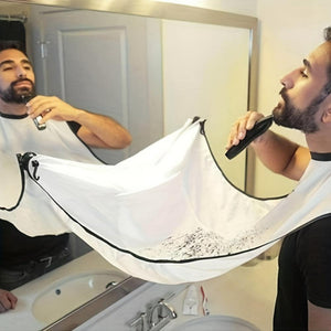 Everyday.Discount buy beard shaving apron men's hairs trimming mirror holder shavings organizer white dark diy beard shaving haircut accessories cloth collections barbershop adhesive wall mounted hanging mirror shaved hairs holders instagram travels viral tiktok youtube videos barber haircare aprons onlineshopping functional virals grooming beards 