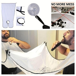 Everyday.Discount buy beard shaving apron men's hairs trimming mirror holder shavings organizer white dark diy beard shaving haircut accessories cloth collections barbershop adhesive wall mounted hanging mirror shaved hairs holders instagram travels viral tiktok youtube videos barber haircare aprons onlineshopping functional virals grooming beards 