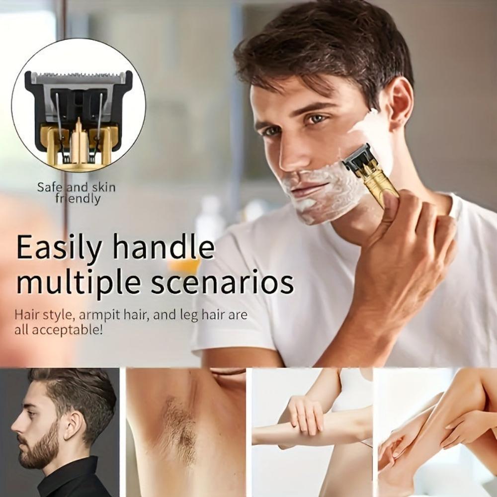 Everyday.Discount buy men's hairclipper viral shaving trimming razors barbershop beard hairs cutting devices hairclipper electric charging rechargeable scissors used by barbers one blade with trimming accessories instagram tiktok youtube videos beard barbershop diy hairclipper onlineshopping electric razor lifehack quiet groomer washable hairclipper