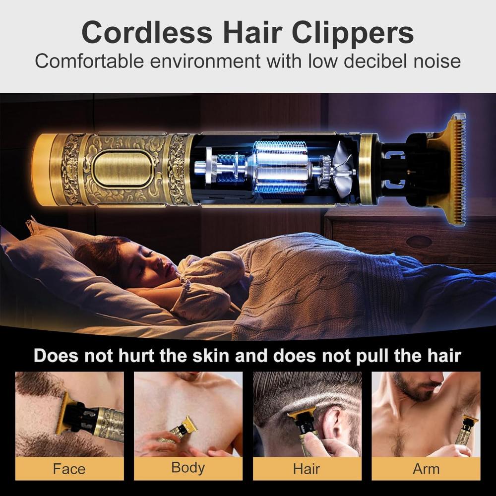 Everyday.Discount buy men's hairclipper viral shaving trimming razors barbershop beard hairs cutting devices hairclipper electric charging rechargeable scissors used by barbers one blade with trimming accessories instagram tiktok youtube videos beard barbershop diy hairclipper onlineshopping electric razor lifehack quiet groomer washable hairclipper