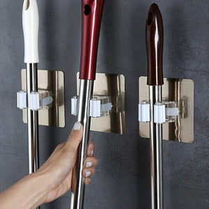 Everyday.Discount buy multi purpose hooks adhesive walls mounted multi-purpose wall hook brooms kitchen organizerf laundry holders brooms brushes hooks kitchens bathing swimming saunas areas silicon self adhesive stainless multi functional holders instagram tiktok youtube videos interior saving spaces household supplies hooks friendly organizer