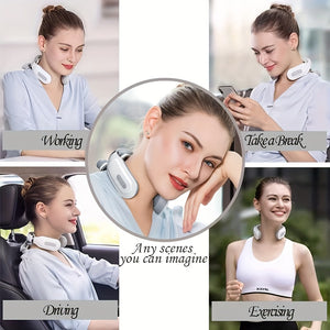 Everyday.Discount buy electronic neck shoulder massager magnetic therapy pulses pain relief wellness stiffness soreness relaxation electro pulses therapy shiatsu muscle blood circulation reliving neckpain instagram tiktok youtube videos tiredness stimulates relaxes onlineshopping electrotherapy pinched nerve compress muscle pressure neck massager