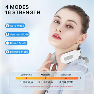 Everyday.Discount buy electronic neck shoulder massager magnetic therapy pulses pain relief wellness stiffness soreness relaxation electro pulses therapy shiatsu muscle blood circulation reliving neckpain instagram tiktok youtube videos tiredness stimulates relaxes onlineshopping electrotherapy pinched nerve compress muscle pressure neck massager