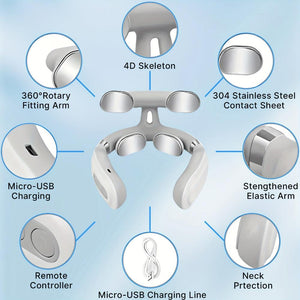 Everyday.Discount buy electronic neck shoulder massager magnetic therapy pulses pain relief wellness stiffness soreness relaxation electro pulses therapy shiatsu muscle blood circulation reliving neckpain instagram tiktok youtube videos tiredness stimulates relaxes onlineshopping electrotherapy pinched nerve compress muscle pressure neck massager