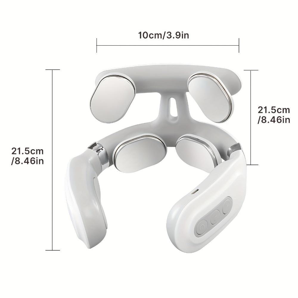 Everyday.Discount buy electronic neck shoulder massager magnetic therapy pulses pain relief wellness stiffness soreness relaxation electro pulses therapy shiatsu muscle blood circulation reliving neckpain instagram tiktok youtube videos tiredness stimulates relaxes onlineshopping electrotherapy pinched nerve compress muscle pressure neck massager