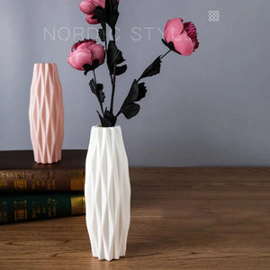 Everyday.Discount buy nordic flower vases imitation ceramic flowerpot versatile timeless tabletop scandinavian interior decoration rim vase instagram tiktok youtube videos deco flowervase function rim dried flowervase bud cylinder nordic style onlineshopping plants   european table magic funny lifehacks cute decoration cylinder vase gradient flowervase 