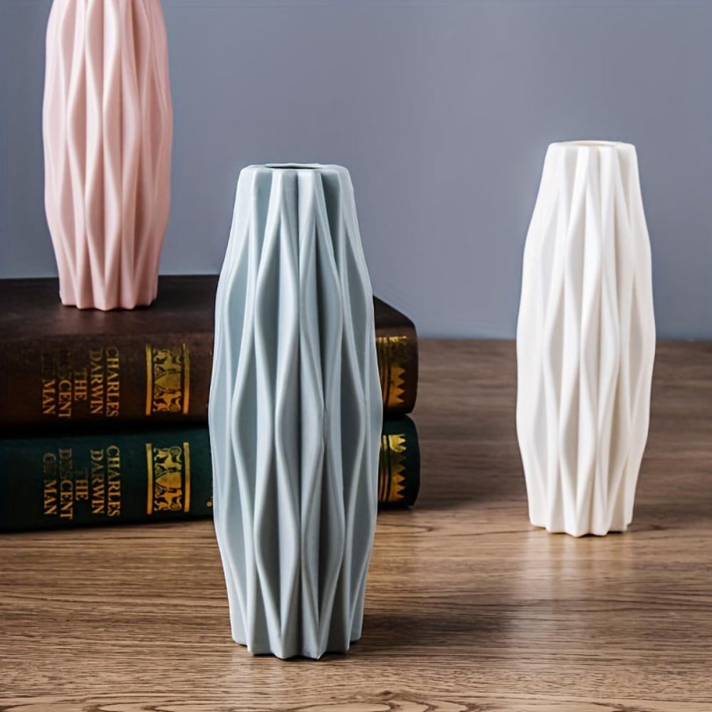 Everyday.Discount buy nordic flower vases imitation ceramic flowerpot versatile timeless tabletop scandinavian interior decoration rim vase instagram tiktok youtube videos deco flowervase function rim dried flowervase bud cylinder nordic style onlineshopping plants   european table magic funny lifehacks cute decoration cylinder vase gradient flowervase 