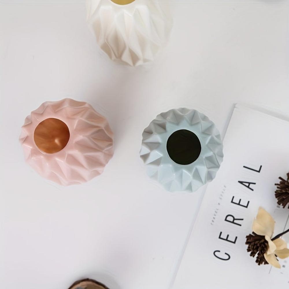 Everyday.Discount buy nordic flower vases imitation ceramic flowerpot versatile timeless tabletop scandinavian interior decoration rim vase instagram tiktok youtube videos deco flowervase function rim dried flowervase bud cylinder nordic style onlineshopping plants   european table magic funny lifehacks cute decoration cylinder vase gradient flowervase 