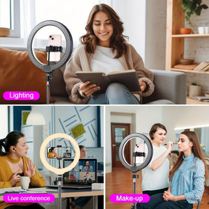 Everyday.Discount buy photography lights ledlight circel lights viral makeup social photo shoot lamps dimmable phone lighting stunning recording selfielights lighting photostudio tripod holder instagram tiktok youtube photo studios videos circel natural colors makeup multicolor livefeed streamings adjustable makeup bright lightings photos onlineshopping