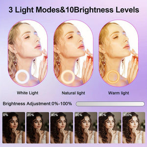Everyday.Discount buy photography lights ledlight circel lights viral makeup social photo shoot lamps dimmable phone lighting stunning recording selfielights lighting photostudio tripod holder instagram tiktok youtube photo studios videos circel natural colors makeup multicolor livefeed streamings adjustable makeup bright lightings photos onlineshopping