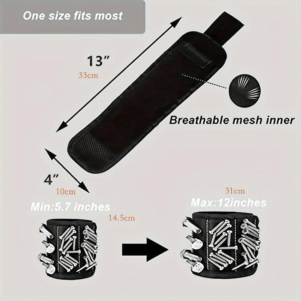 Everyday.Discount buy magnetic wristband screws drill holder belts pinterest magnetism bracelets instagram carpenter tiktok youtube videos plumber wristbands magnets toolkit electrician belts screws drill holders screw organizer viral carpentry three rows magnetic powerful magnet bracelets nails drills powerful magnetized wristband nearme everyday  