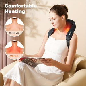 Everyday.Discount buy neck shoulder pillow legs neck massager deep kneading thermal pillows tinstagram tiktok youtube videos shiatsu neck foot shoulders massagers infrared heated viral bodymassager dual lumber pain relief cushion explore pu leather massagers  onlineshopping muscle stimulation wellness pain relief relaxation selfcare health therapy 